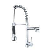 Hot and Cold Mixed Water Multifunctional Spring Pull Kitchen Faucet thumbnail-2