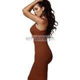 2020 Best Sellers Ladies Sexy Backless Dresses Women Casual Solid Color Bodycon Summer Dresses for Party Club thumbnail-7