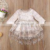 2019 Easter Day Dress Summer Girls Ear Moon Print Dresses Kids Party Dresses Princess Dresses thumbnail-4