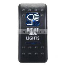 1pcs 12V 24V Car Boat Caravan Rocker Switches Waterproof Rocker Switch Dual Blue LED Light Bar 4x4 thumbnail-4