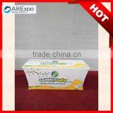 China New Design Popular White Polyester Table Cloth