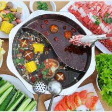 Hot Pot Stainless Steel Anti-side Octagonal Simmered Two-pot Hot Pot Induction Cooker thumbnail-4