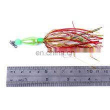 2pcs / Box 10cm 8.7g Fishing Lures Pesca Luminous Hard Squid Jig Hooks With Soft Skirts thumbnail-5