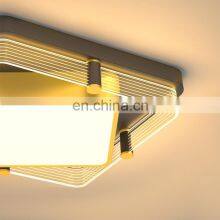 New Product Decoration Indoor Black Gold Bedroom Living Room Iron Acrylic Modern LED Ceiling Lamp thumbnail-5