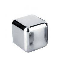 Amazon Hot Selling 304 Stainless Steel Ice Cubes Customized Whiskey Chilling Stones With Tongs Chill