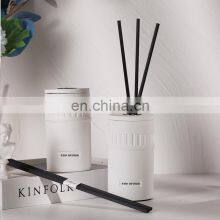 ENO 2022 New Design Unique Gypsum Reed Diffuser Home Aroma Fragrance Lavender Sandalwood Fragrance Oil Reed Sticks Reed Diffuser thumbnail-2