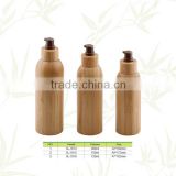 Multifunctional 200ml bamboo lotion bottle for wholesales