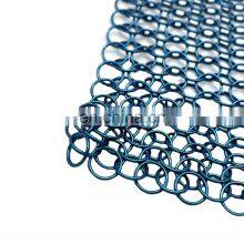 Modern Stainless Steel Ring Wire Mesh Woven Decorative Metal Net thumbnail-2