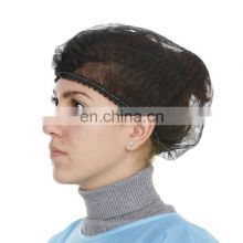 Non-woven PP/SMS Disposable Mob Cap Pleated Clip Cap Hair Head Cover with Elastic for Medical/Food/Beauty Industry