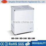 Supermarket Frost Free Top Open Sliding Glass Door Freezer