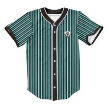 newest full buttons style custom baseball jersey with simple design