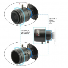 HD CCTV Lens 2.8-12mm Varifocal Camera Manual Zoom Focus