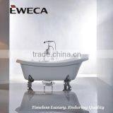 Classical Freestanding Acrylic Clawfoot Bathtub thumbnail-1