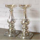 Tall Italy Style Crystal Glass Candlestick Wedding Candelabra Centerpiece