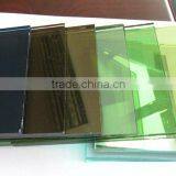 4mm,5mm,6mm Tinted and Reflective Glass for Wall and Building