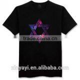 2014 Colorful Geometric Six-pointed Star Loose Plus Size Men Short Sleeve t Shirt thumbnail-2