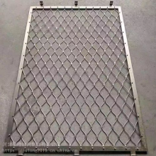 Plain Mesh Construction Flexible Cable Protective Wire Netting Stainless Steel Rope Factory thumbnail-5