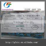 Y1Safety Standard Recognized Ceramic Capacitor 222M 400VAC thumbnail-1