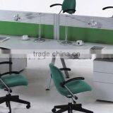 Wooden Desktop High Partition Office Workstation With Steel Feet(SZ-WSL330)