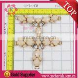 Fashion Rhinestone Metal Shoes Chains Accessories Sandals Decoration For Women thumbnail-1