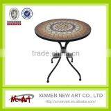 Elegant Design Metal Patio Mosaic Outdoor Furniture Living Room Mosaic Metal Furniture thumbnail-2
