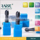 Chinese Brand Tungsten Carbide CNC Milling Germany Hard Alloy Ball End Mill