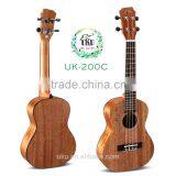 Concert Cheap Mahogany Plywood Ukulele With Gig Bag for Sale thumbnail-1