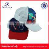 Promotional 5 Panel Screen Printing Plain Sliver Curved Bill Trucker Hat thumbnail-4