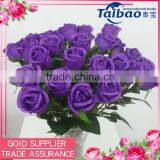 Tianjin Taibo international flower delivery cheap artificial purple rose flower