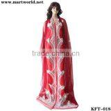 2014 Eye-catching Red Designer Ladies Kaftan (KFT-018)