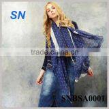 Fashion Hot Sell Beach Anchor Scarf for Ladies thumbnail-1