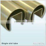 Stainless Steel Single Slot Round Tube