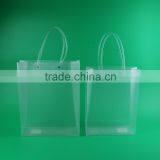 pp Wine Bag Plastic Clear Bag Candy Plastic Bag With Pvc Handle