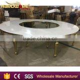 Wedding Steel Banquet Table , Mdf Top Dining Table Supplier's Choice