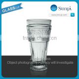 2014 hot sell special design cup engraved glass cup middle-east glass cup for gift