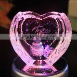 Newest Design Crystal Heart Shape Photo Frame thumbnail-5