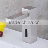 Brushed Nickel High Self-controled Basin Faucet,Hands Free Automatic Sensor Tap QH0116N thumbnail-1