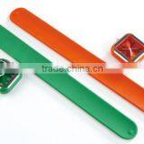 Customized Logo Silicone Jelly Watch Slap Strap