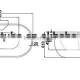 CUPC Indoor-portable-hot-tub,mobil Tub,oval Freestanding Bathtub thumbnail-6