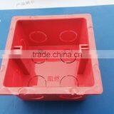 Red Color PVC Electrical Switch Box