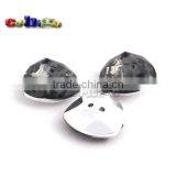 30L(19mm) Triangle Arc Acrylic Sewing Rhinestone Button For Apparel Bag Accessories #FLN023-30L(Mix-s) thumbnail-3