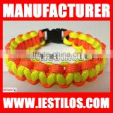 wholesale silicone rainbow loom 350 paracord bracelet