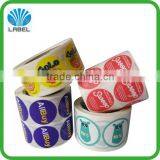 Full Colors Printing Custom Vinyl Stickers and Packing Labels Stickers,Custom Sticker Label Printing