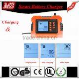 new smart car battery charger and tester with LCD in best quality