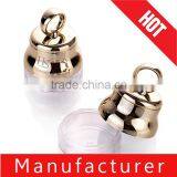 Small Round Gold Cosmetic Powder Container