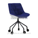 swivel soft bag chair 5 wheels soft bar chair