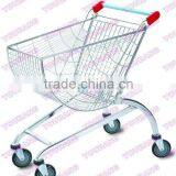 80L Round Basket Shopping Trolley thumbnail-3