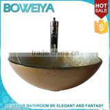 Hand Painted Solid Surface Luxury Cheap Bowl Shape Bar Sink