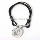 Personalized Bracelet With Circle Charm Ring Vners Pendant Jewelry Suppilies