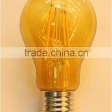 360 Degree A60 4W Dimmable Led Filament Bulb Amber thumbnail-2